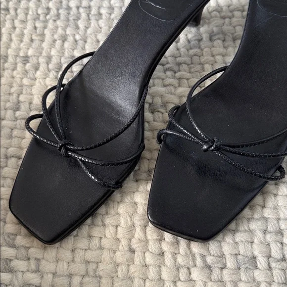 Gucci Black Strappy Bamboo Heels - Picture 7 of 7